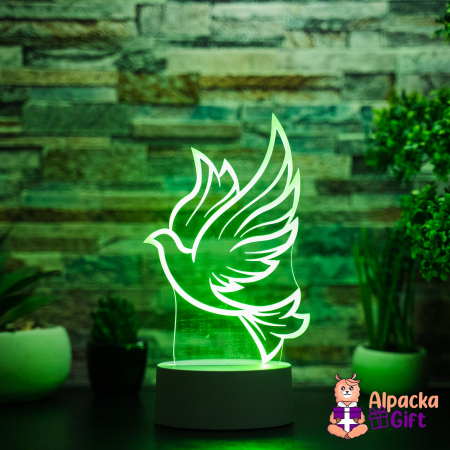 Lampă 3D Porumbel [1]