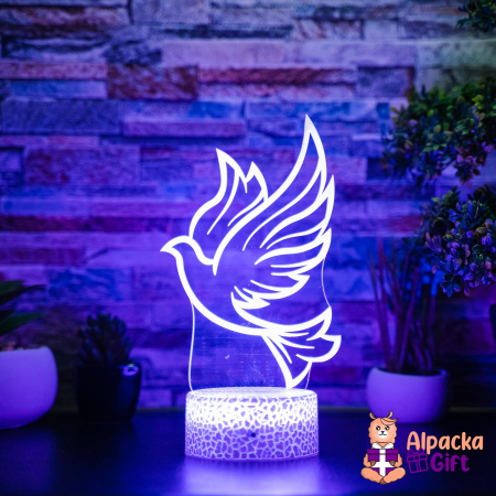 Lampă 3D Porumbel [3]
