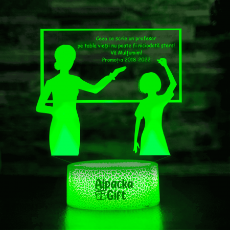 Lampa 3D Profesor cu Elev [4]