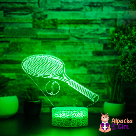 Lampă 3D Rachetă de Tenis [1]
