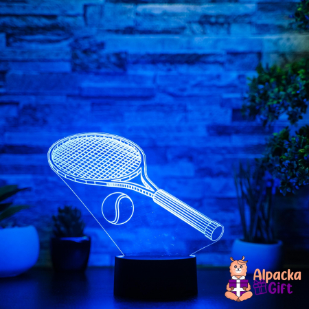 Lampă 3D Rachetă de Tenis [1]