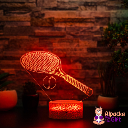 Lămpi 3D - Lampă 3D Rachetă de Tenis