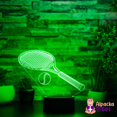 Lampă 3D Rachetă de Tenis [0]