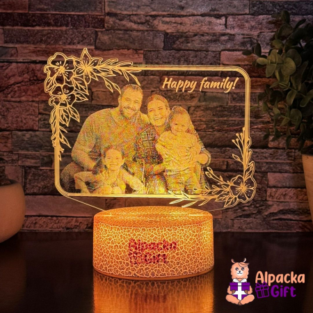 Lampă 3D - Ramă Foto 1 [1]