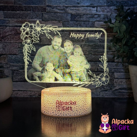 Lampă 3D - Ramă Foto 1 [5]