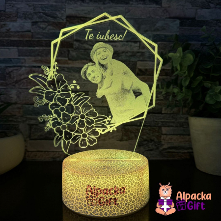 Lampi cu Fotografie - Lampă 3D - Ramă Foto 2