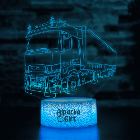 Camioane/Tiruri - Lampă 3D Renault - Camion