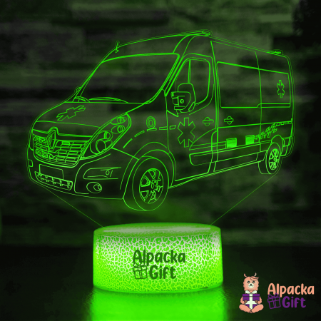 Lampă 3D Ambulanta Renault [4]
