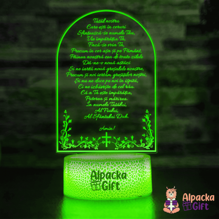 Cadouri Sfânta Maria - Lampă 3D - Rugăciune