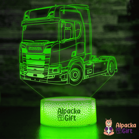 Lămpi 3D - Lampă 3D - Cap Tractor