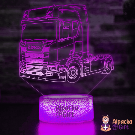 Lampă 3D - Cap Tractor [2]
