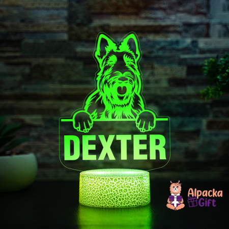 Lampă 3D - Scottish Terrier [2]