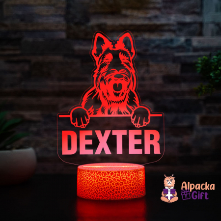 Lampă 3D - Scottish Terrier [4]
