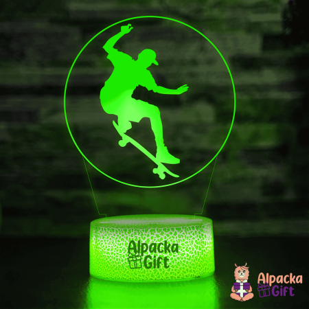 Lampă 3D - Skateboard [2]