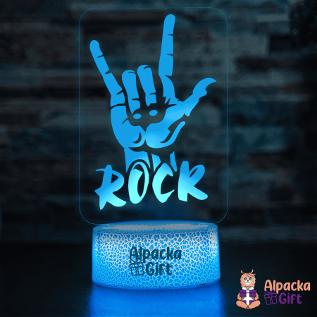 Muzicanti - Lampă 3D Rock