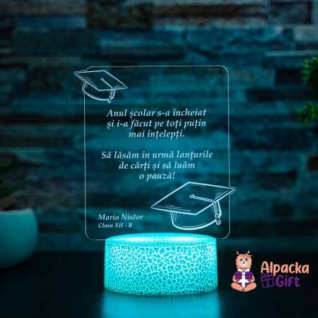 Pentru Profesori - Lampa 3D Sfarsit An Scolar 1
