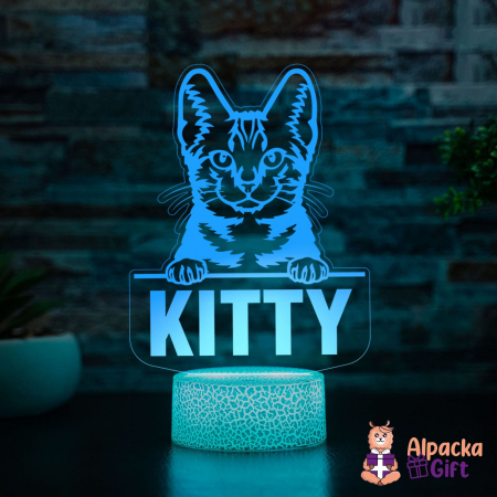 Rase De Pisici - Lampă 3D Shorthair American