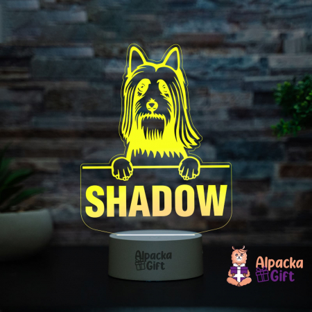 Lampă 3D Silky Terrier [3]