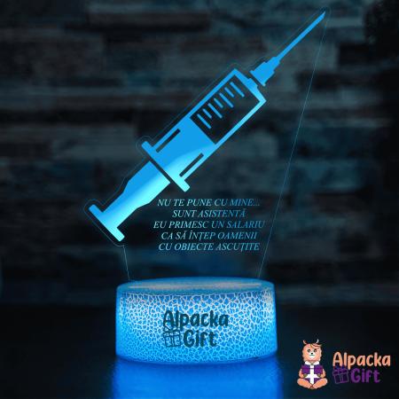 Doctori/Personal Medical - Lampă 3D - Siringă
