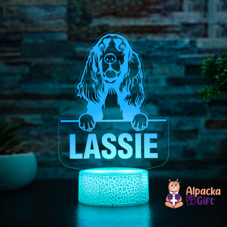Lampă 3D - Spaniels (Field) [4]