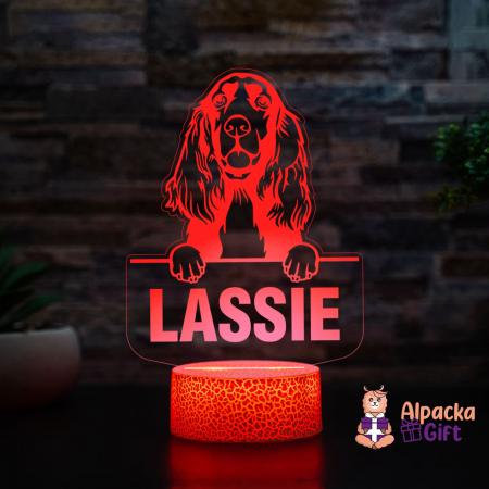 Lampă 3D - Spaniels (Field) [1]