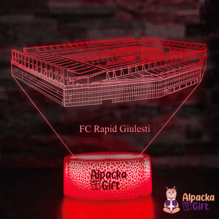 Rapid Bucuresti - Lampă 3D - Giulești