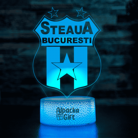 Lampă 3D Steaua București [1]