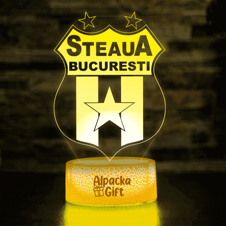 Fotbal - Lampă 3D Steaua București