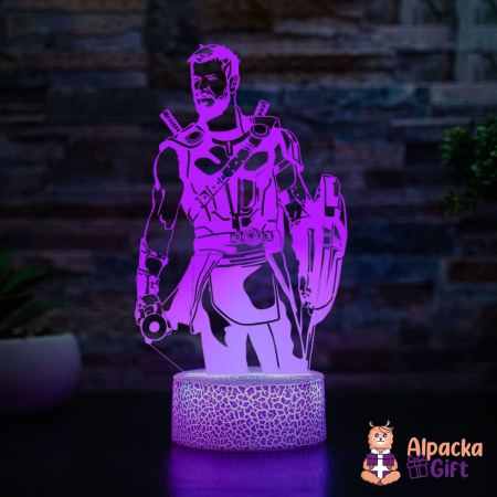 Personaje si Supereroi - Lampă 3D THOR