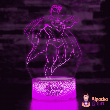 Lampa 3D - Superman [4]