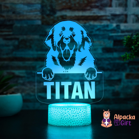 Lampă 3D Tibetan Mastiffs [4]