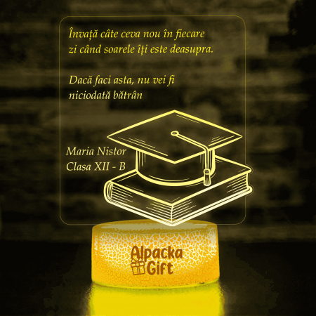Pentru Profesori - Lampa 3D Tocă 1