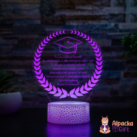 Lampa 3D - Coroană  + Tocă [1]