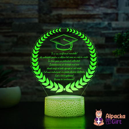 Lampa 3D - Coroană  + Tocă [2]