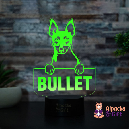 Lampă 3D Toy Fox Terrier [3]