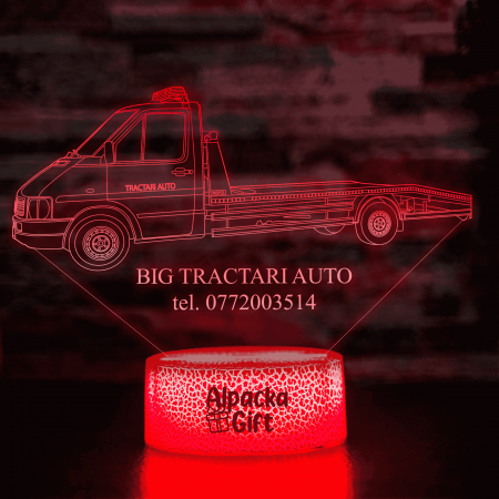 Lampă 3D - Tractări Auto [3]