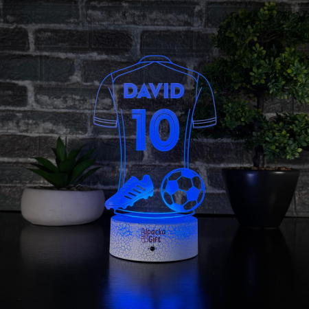 Lampă 3D - Tricou de Fotbal [5]