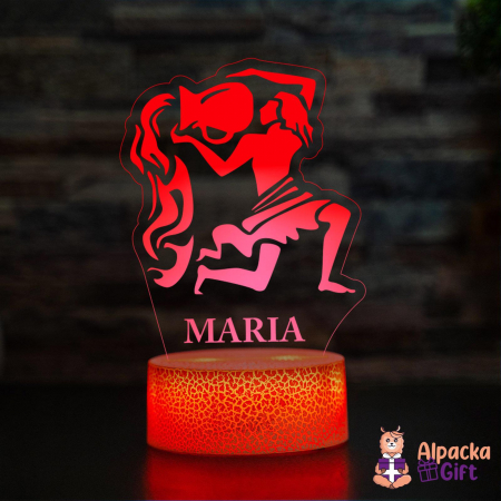 Lampă 3D Zodia Vărsător [2]