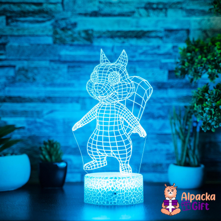 Lampi 3D Animale - Lampă 3D Veveriță