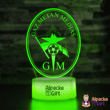 Fotbal - Lampă 3D - Gaz Metan Mediaș
