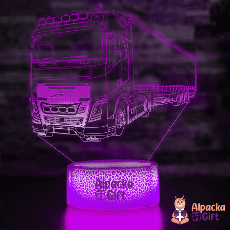 Pentru Meserii - Lampă 3D - Volvo FH - Camion