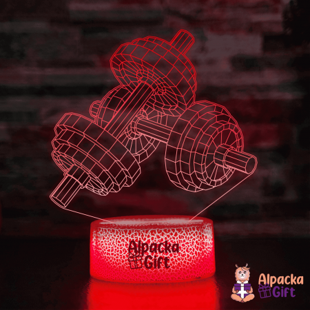 Lămpi 3D - Lampă 3D Gantere