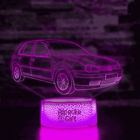 Lampă 3D - VW Golf 4 [2]