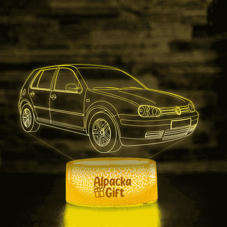 Lămpi 3D - Lampă 3D - VW Golf 4