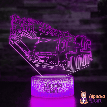 Lampă 3D Macara Mobilă Liebherr [3]