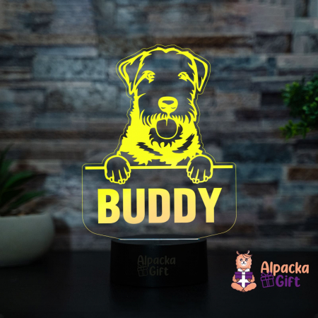 Lampă 3D Welsh Terrier [2]