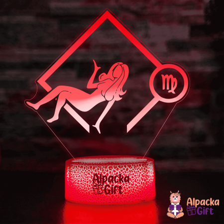 Horoscop - Lampă 3D Zodia - Fecioară 2