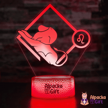 Horoscop - Lampă 3D - Zodia Leu 2