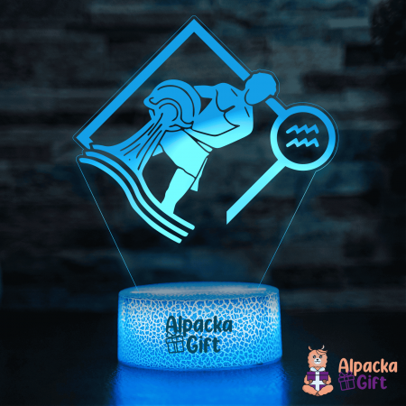 Horoscop - Lampă 3D Zodia Vărsător 2