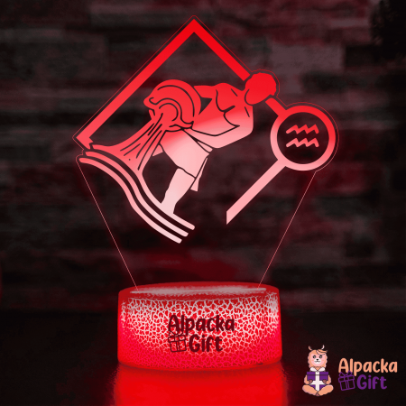 Lampă 3D Zodia Vărsător 2 [3]